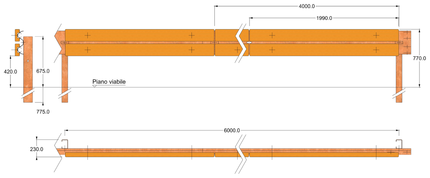 Disegno tecnico Adige N2 BL 6