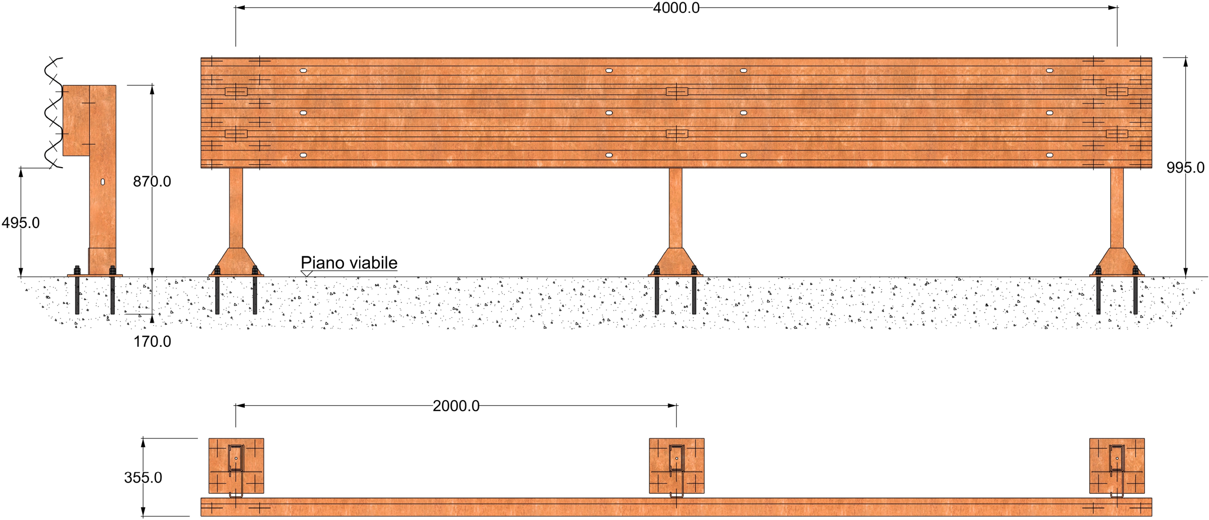 Disegno tecnico Monviso H2 BP 2