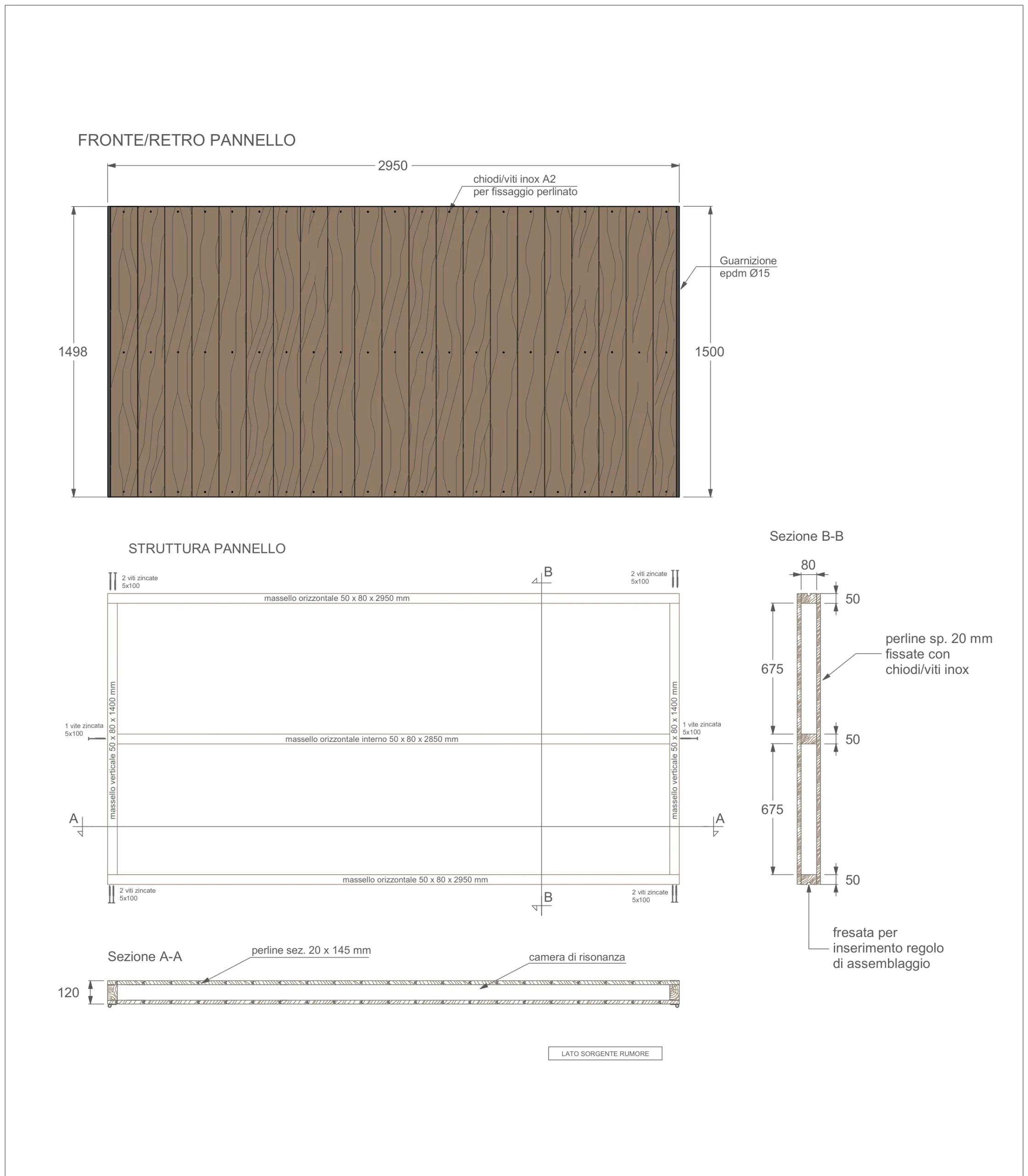 Disegno tecnico WOOD