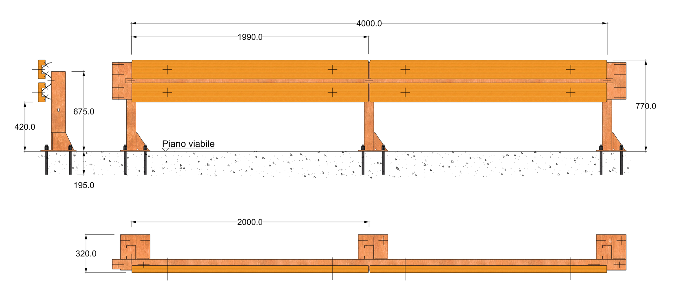 Disegno tecnico Adige H1 BP 2