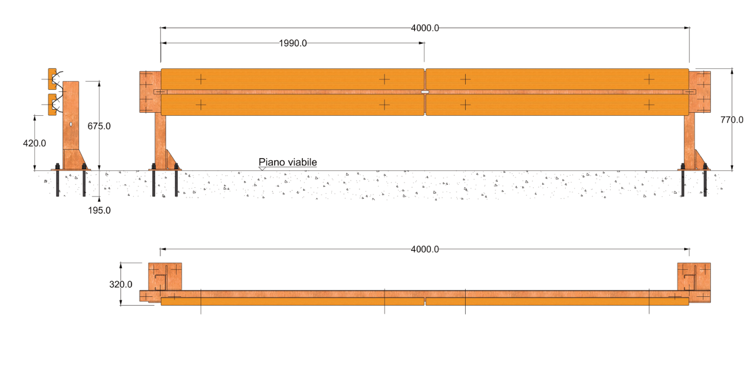 Disegno tecnico Adige N2 BP 4