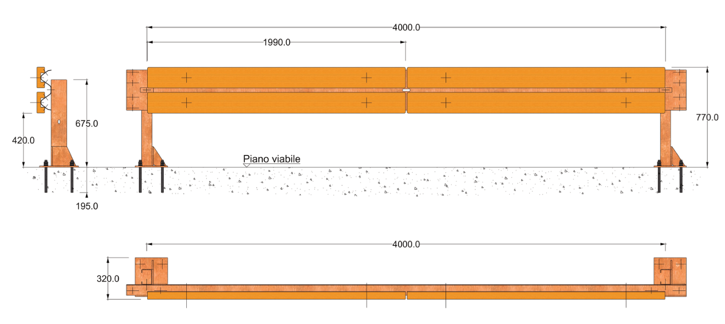 Disegno tecnico Adige N2 BP 4