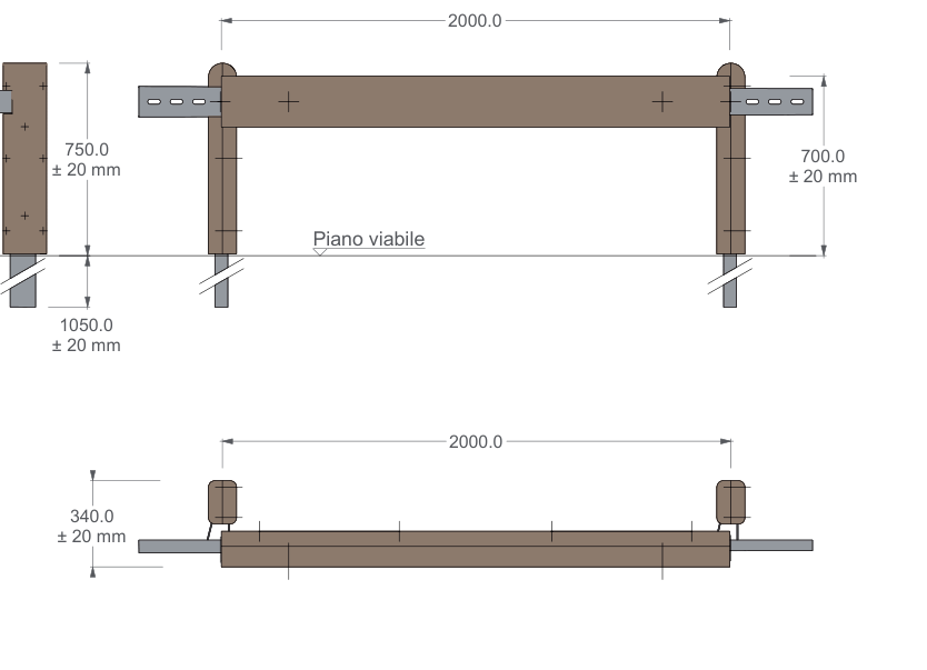 Disegno tecnico Cidneo N2 BL 2