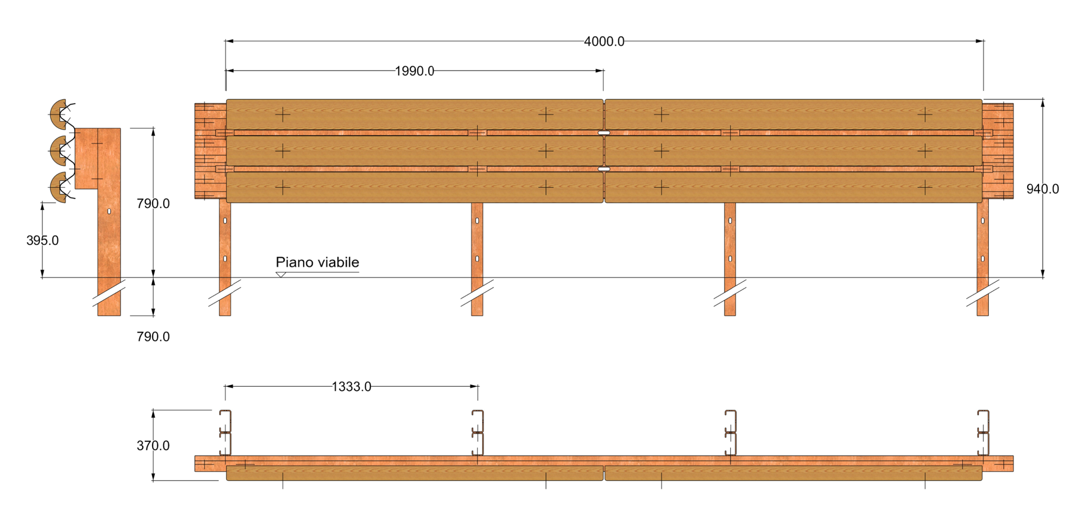 Disegno tecnico Grecale H2 BL 1,33