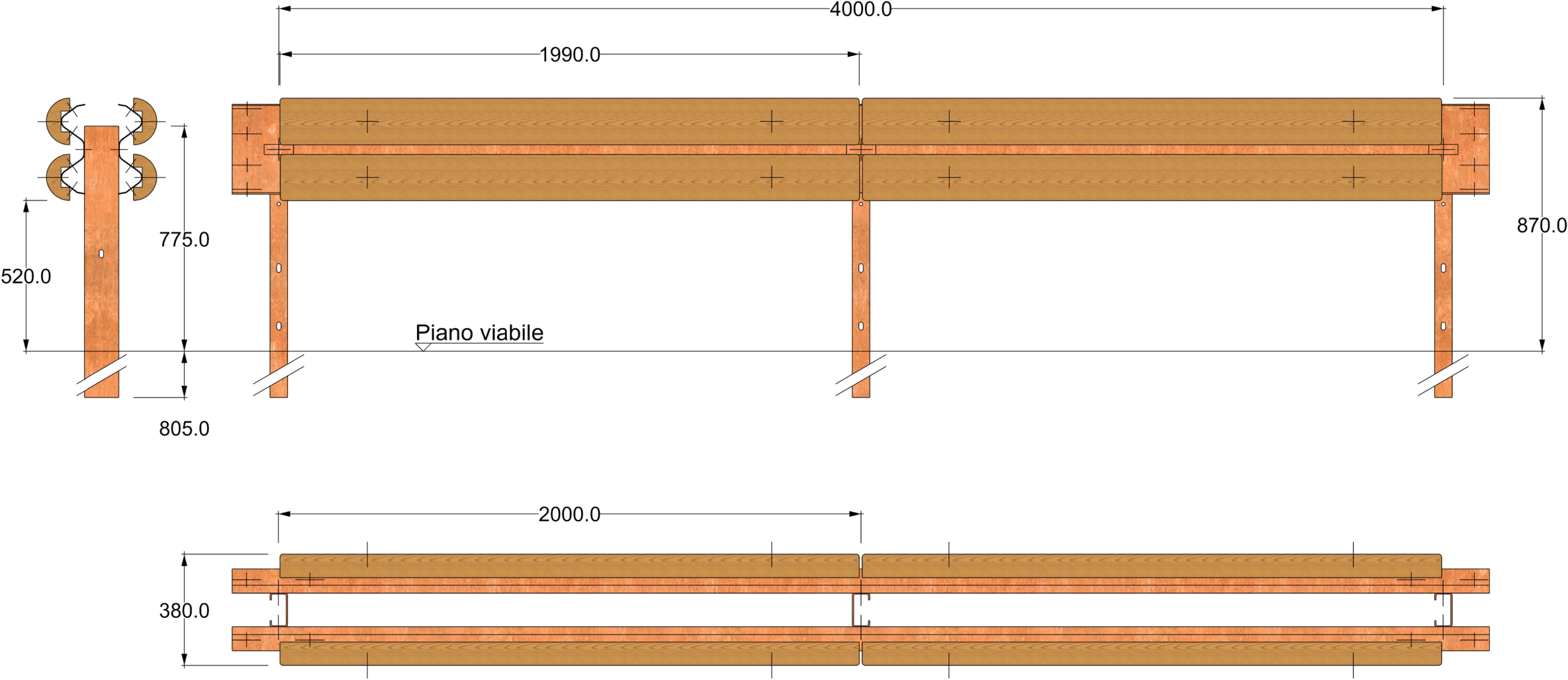Technical drawing Libeccio H2 ST 2