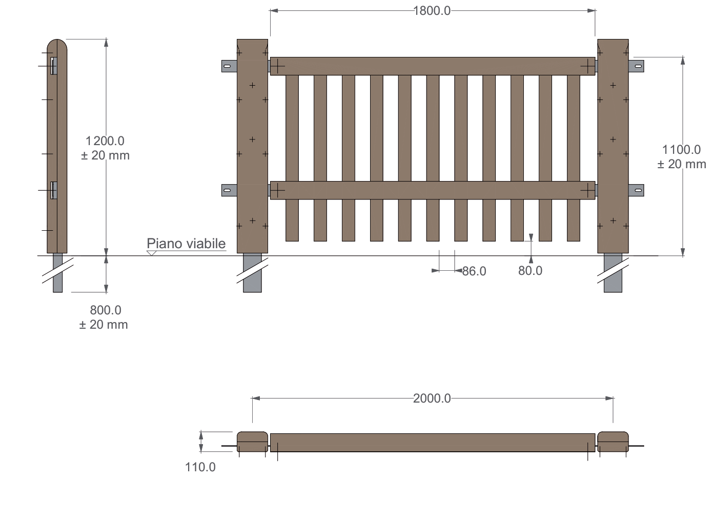 Disegno tecnico Maniva