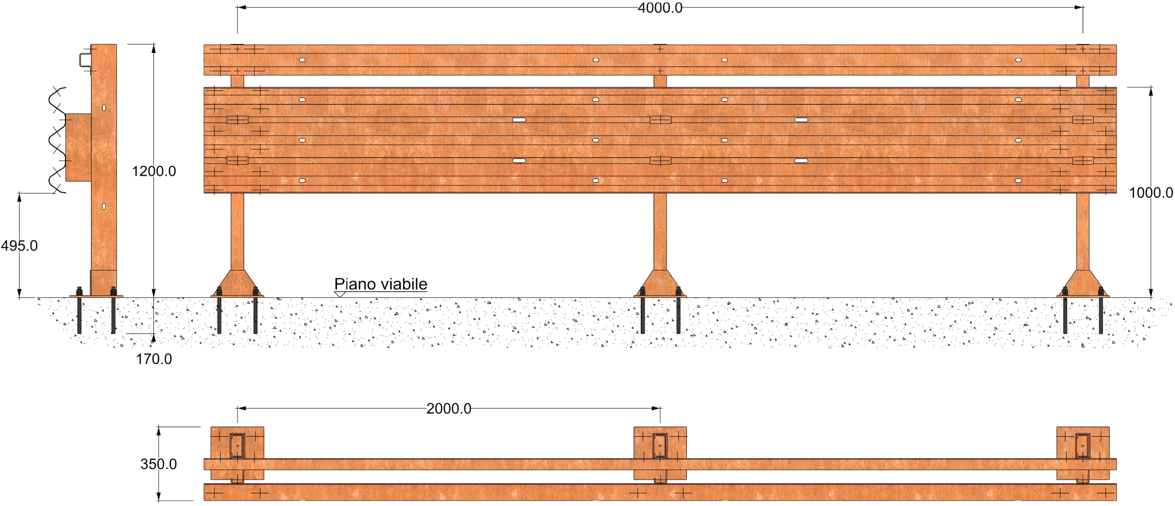 Disegno tecnico Marmolada H2 BP 2