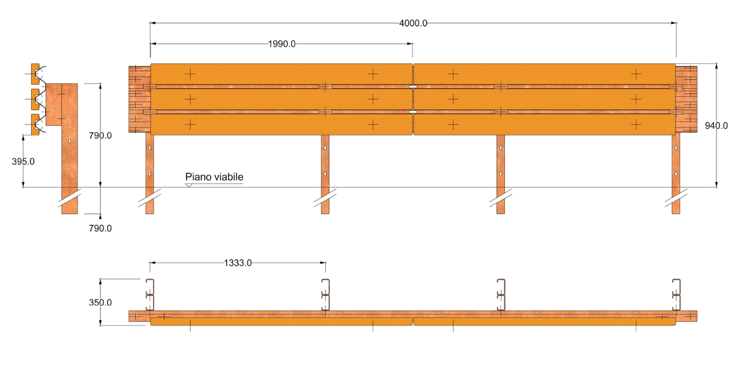 Disegno tecnico Piave H2 BL 1,33