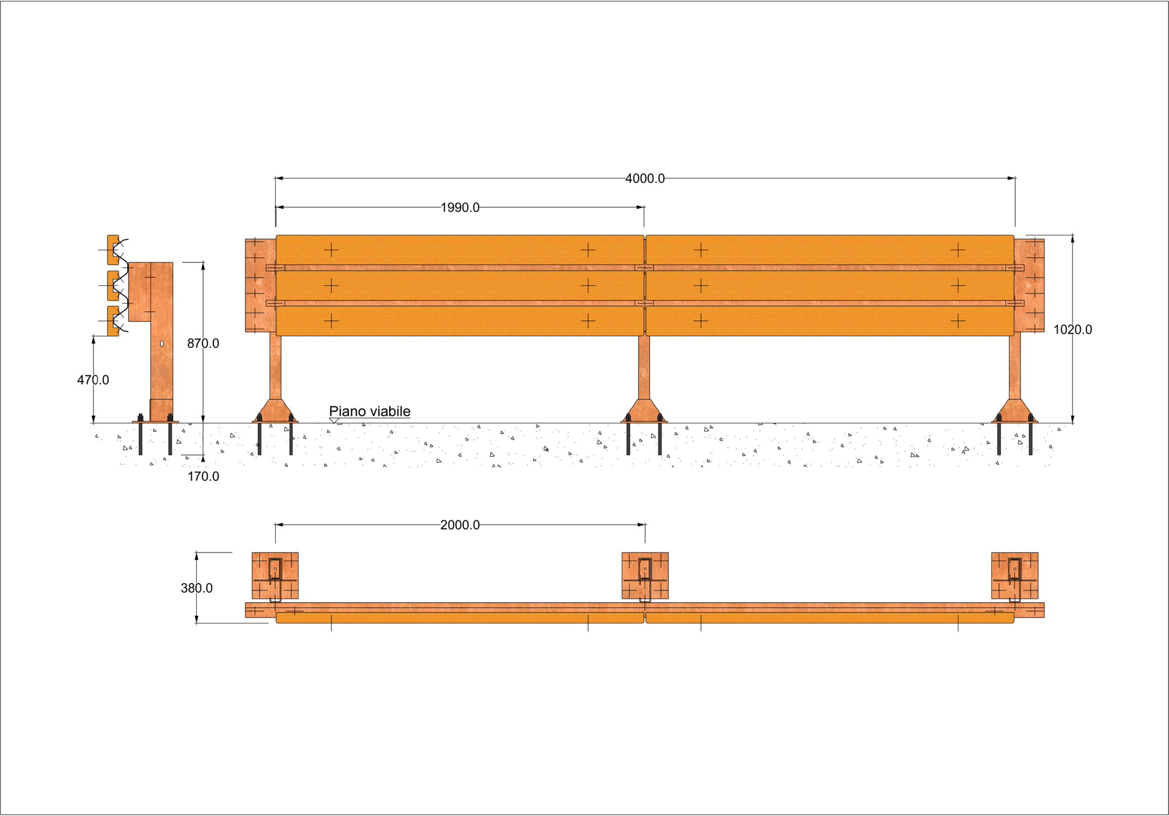 Disegno tecnico Ticino H2 BP 2