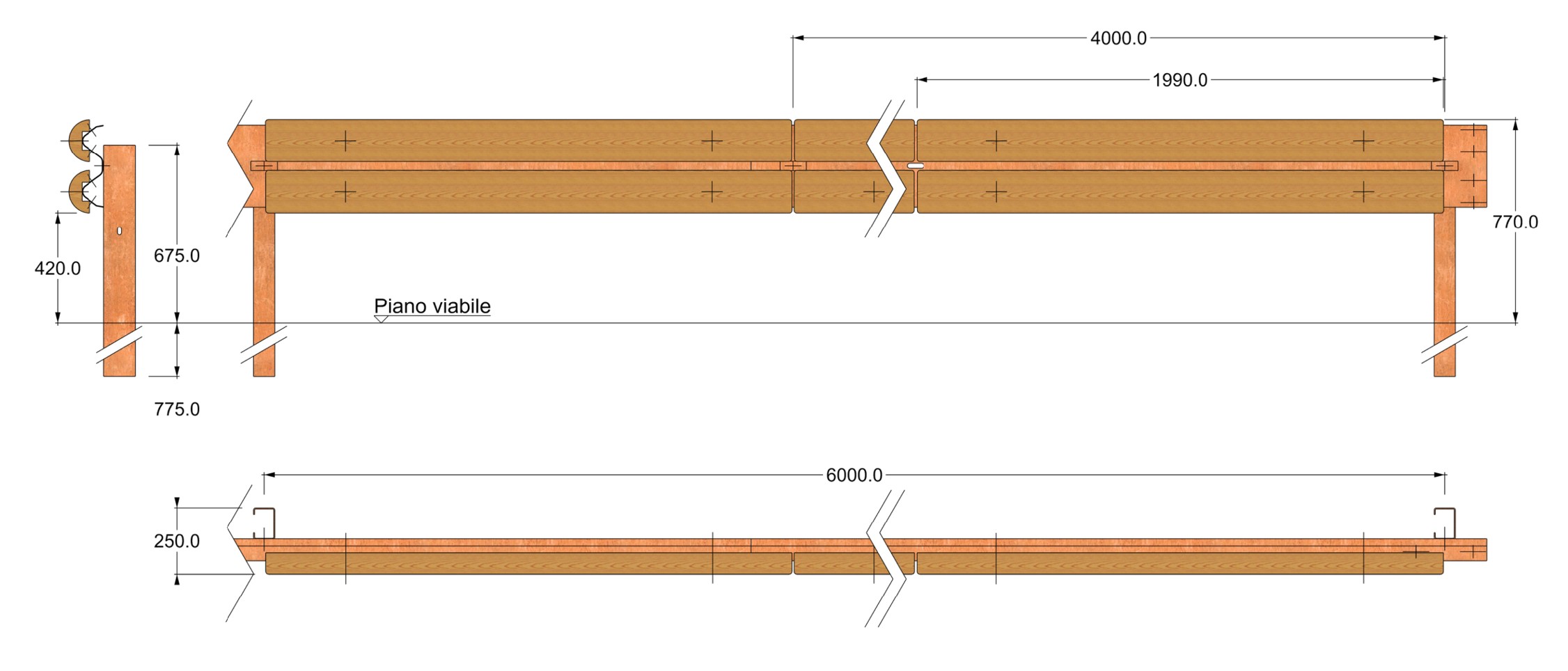 Disegno tecnico Tramontana N2 BL 6